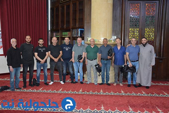 حفل لتوديع حجاج بيت الله الحرام في جلجولية